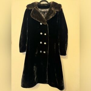 Borgazia Dubrowsky & Joseph Vintage faux fur coat long midi length